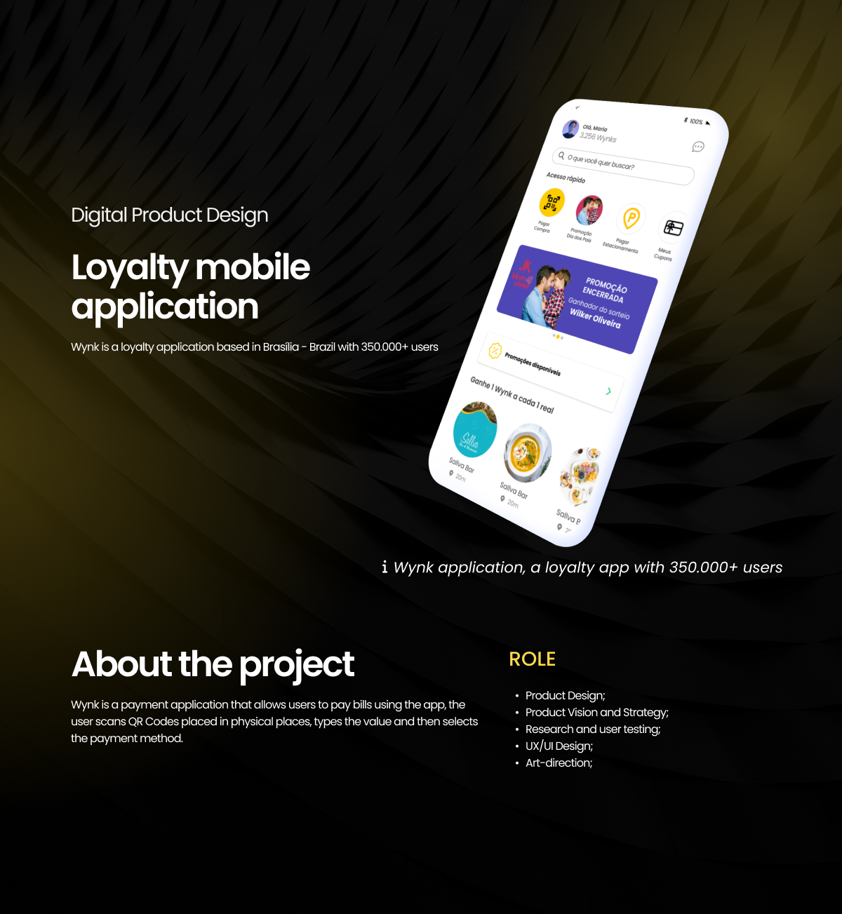 Wynk – Brazilian Loyalty app with 350k+ users